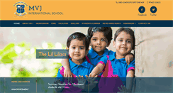 Desktop Screenshot of mvjinternationalschool.com